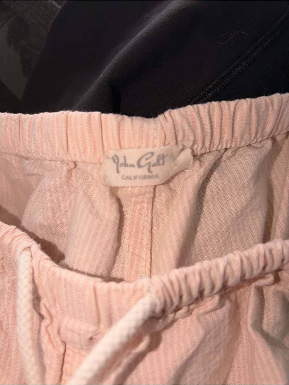 John Galt Pink Drawstring Waist Pants